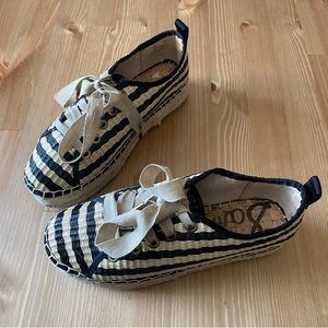 Sam Edelman Celina striped raffia espadrilles